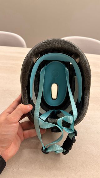 Casco de bicicleta niño/niña infantil azul
