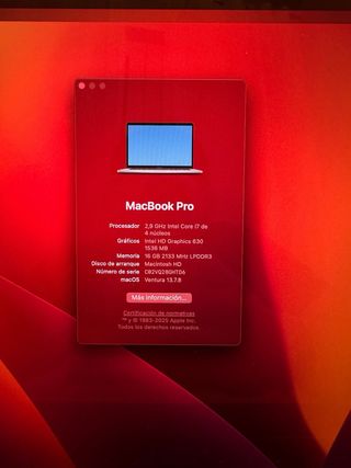 MacBook Pro Apple Plata