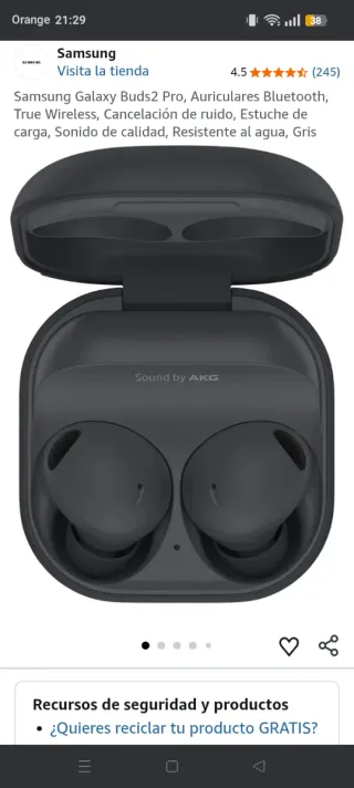 Samsung Galaxy Buds2 Pro Gris