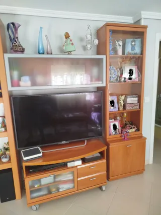 Mueble salón cerezo modular