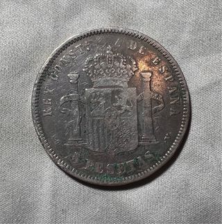 Moneda 5 Pesetas 1871