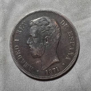 Moneda 5 Pesetas 1871