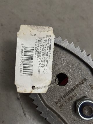 Llave de cadena Rothenberger HEAVY DUTY 4”