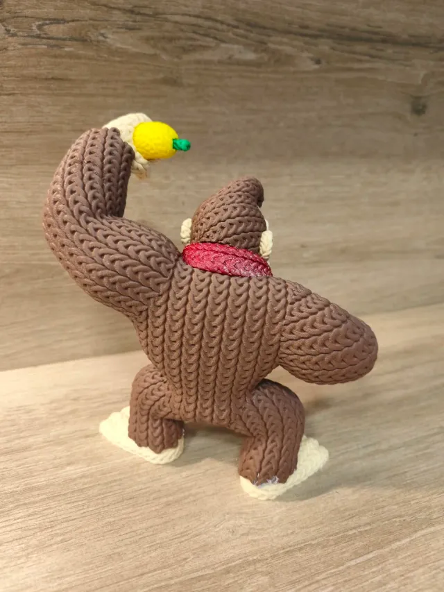 Figura Donkey Kong impresa 3D