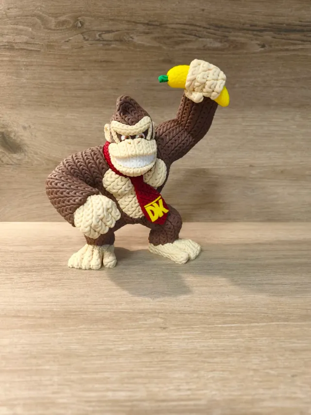 Figura Donkey Kong impresa 3D