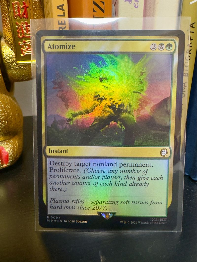 Carta Magic Foil Atomize Fallout de segunda mano por 10 EUR en Mislata en  WALLAPOP
