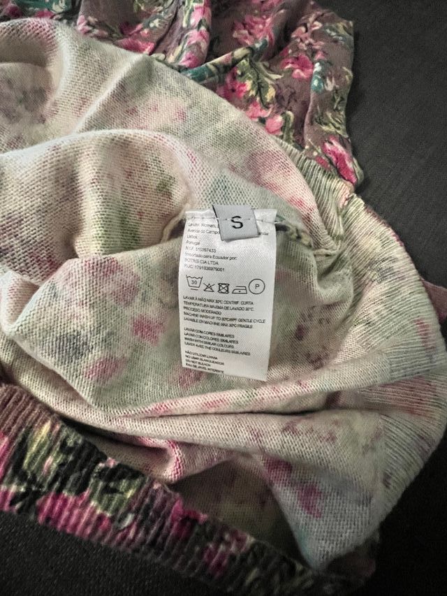 Chaqueta de punto floral LADINOR