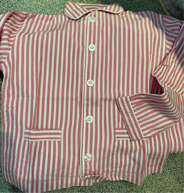 Pijama Rayas Fucsia T4