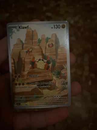 Carta Pokémon Klawf Básico 130 PS