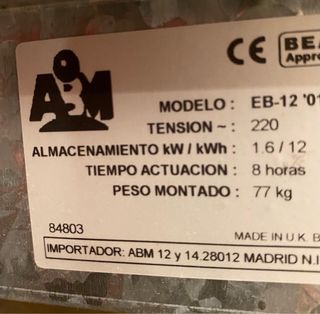 Lote Acumuladores de Calor ABM Varios Tamaños