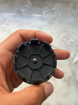 4 Tapabujes Seat 63mm Rojo Negro