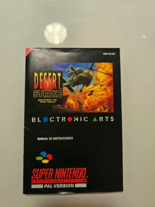 Desert Strike SNES ORIGINAL ESP