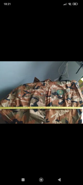 Disfraz militar camuflaje con falda