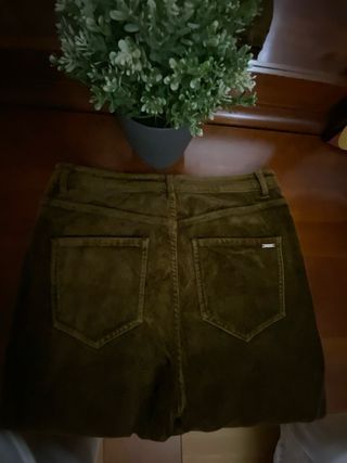 Pantalón Terciopelo Mujer Massimo Dutti