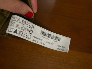 Pantalón Terciopelo Mujer Massimo Dutti