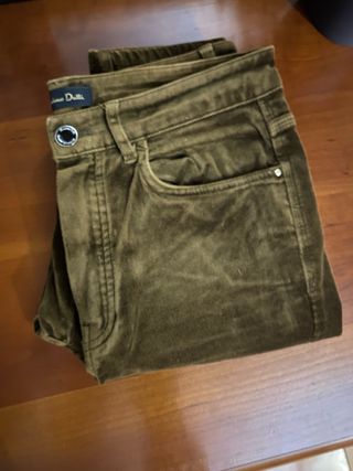 Pantalón Terciopelo Mujer Massimo Dutti
