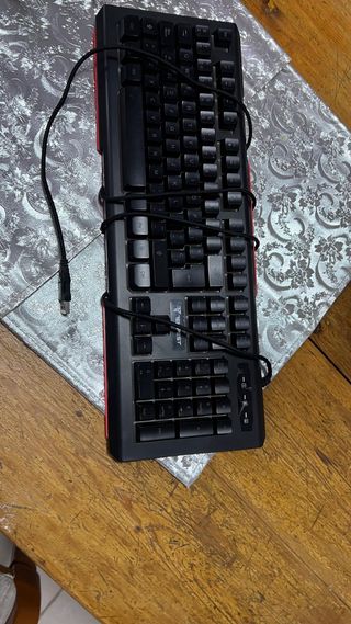 Teclado Gaming Tempest Negro y Rojo