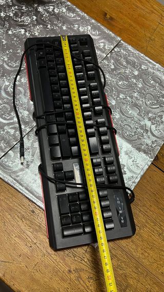 Teclado Gaming Tempest Negro y Rojo