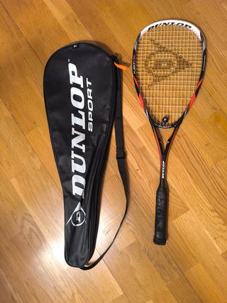 Raqueta de Squash Dunlop con funda