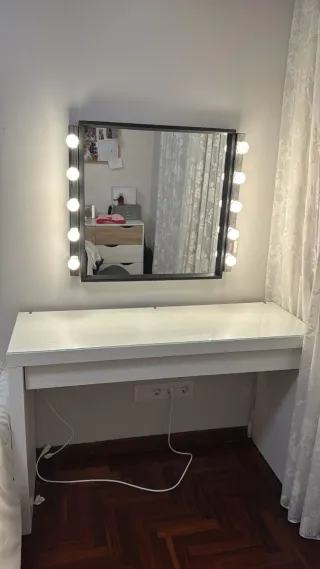 Tocador Ikea+espejo+luces