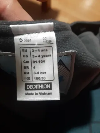 Peto de esquí infantil