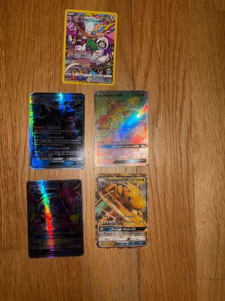 Cartas Pokémon Blastoise, Heatran, Dragonite, Oran