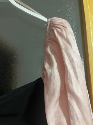 Body Zara Negro y Rosa Talla L