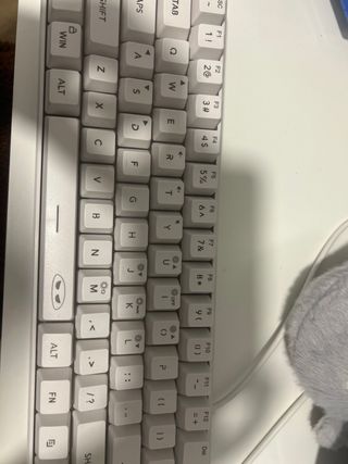 Teclado Gamer 60% Blanco