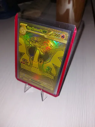 Mega Charizard X EX Dorada fuegos fantasmales esp