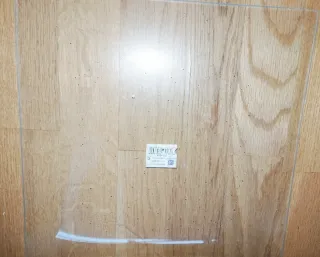 2 Fuentes de cristal con decoración y transparente