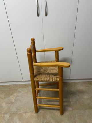 Silla Infantil mimbre , alto 90cm fon37 an41