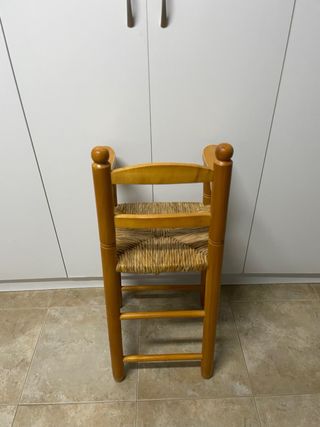 Silla Infantil mimbre , alto 90cm fon37 an41