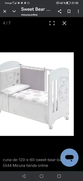 Cuna Micuna Sweet Bear a estrenar