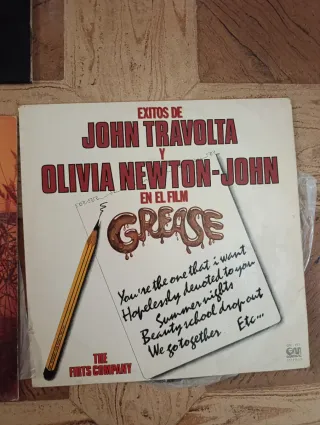 Vinilo Grease John Travolta Olivia Newton-John