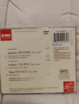 Jacqueline du Pre Lote 2cd's dobles