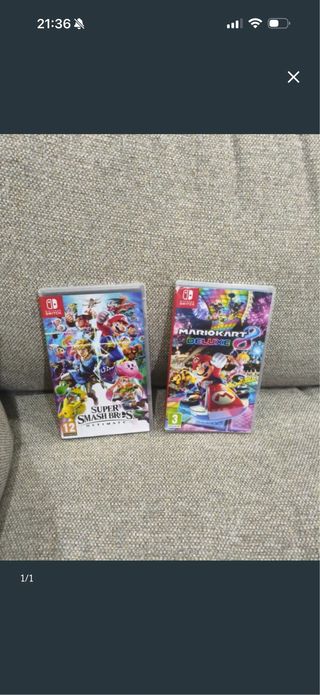 Mario Kart 8 Deluxe y Super Smash Bros Switch