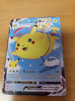 Carta Pokémon Pikachu Vuelo VMAX 310 HP