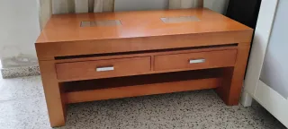 Mesa de centro madera elevable