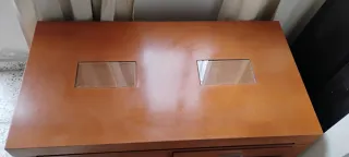 Mesa de centro madera elevable