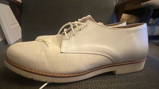 Zapatos comunión niño beige/blanco