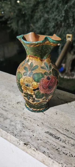 Set Ceramica Deruta Vaso Brocca Piccolo