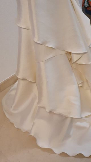 Vestido de Novia Nuevo Mikado y Organza