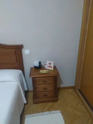 Dormitorio madera maciza individual