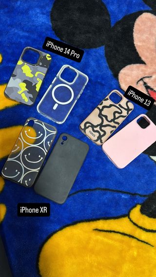 Fundas iPhone 14 Pro, 13, XR