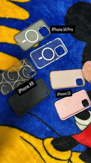 Fundas iPhone 14 Pro, 13, XR