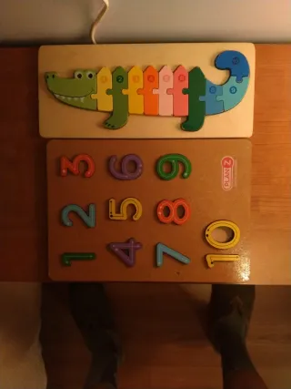 Puzzles de madera para bebés