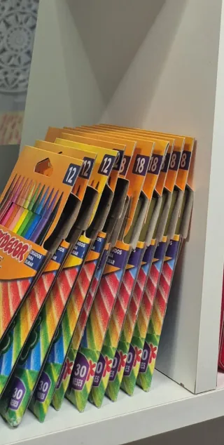 Lote 4 Plastidecor 12 Colores