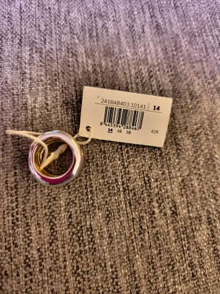 Anillo Bimba y Lola dorado y plateado