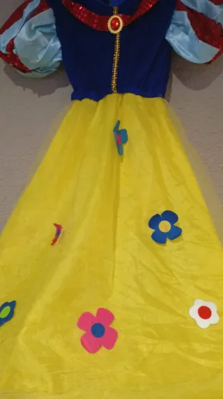 Disfraz infantil Blancanieves 3 años