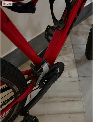 Bicicleta Monty KX8 26 MTB Roja